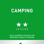 Panonceaux Camping Loisirs 2 étoile